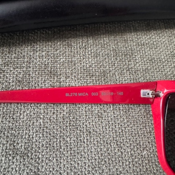 Saint Laurent SL 467 RED Frame Grey lens Sunglasses - Picture 8 of 8